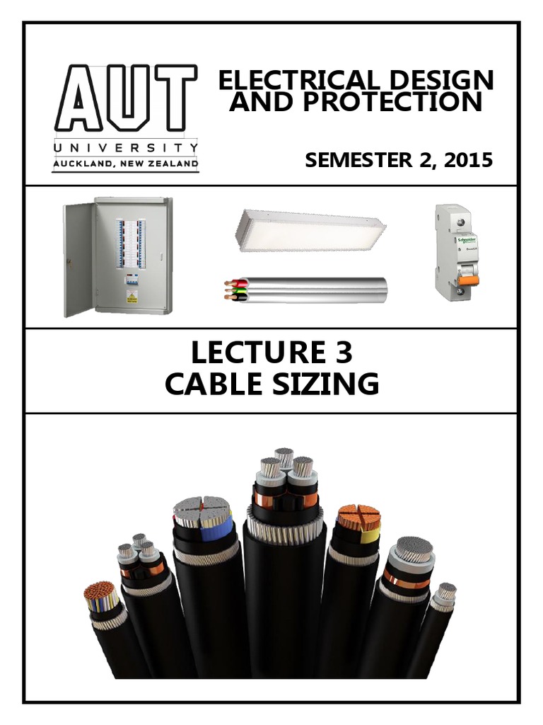 Cable Sizing in Electrical Design | PDF | Electric Power Distribution ...