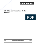 Vs1Sp AC V/HZ and Sensorless Vector Control: Installation & Operating Manual