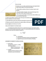 Assignment of Moments To Critical Sections