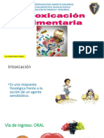 Clase TEORÍA VIERNES Intoxicación Alimentaria PDF