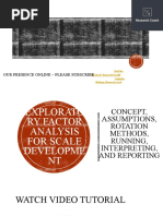 Exploratory Factor Analysis