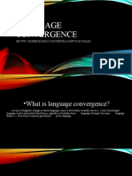 Language Convergence: Groups: Elimen, Ramos, Calvendra, Santos, Rosales