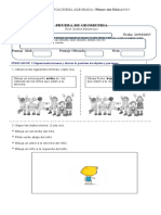 Evaluación geometria 1