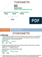 Stoikiometri - Hukum Dasar Kimia