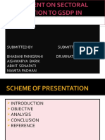 Assignment On Sectoral Contribution To GSDP in Odisha