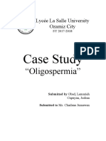 Oligospermia Case Study