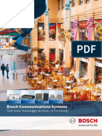 Bosch Communications Systems Get Your Message Across, Effectively