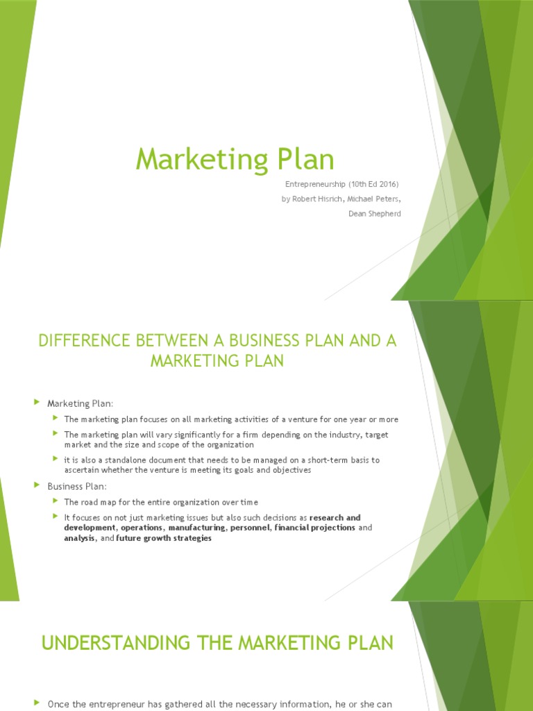Marketing Plan Essentials for Entrepreneurs | PDF | Marketing Strategy ...