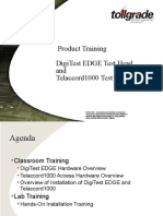 Product Training Digitest Edge Test Head and Telaccord1000 Test Access