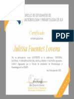 Certificado Tomas Fuenzalida
