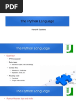 The Python Language: Hendrik Speleers