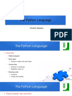The Python Language: Hendrik Speleers