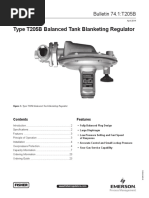 Type T205B Balanced Tank Blanketing Regulator