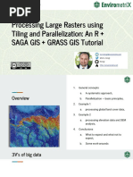 Processing Large Rasters Using Tiling and Parallelization: An R + Saga Gis + Grass Gis Tutorial