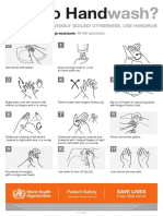 Handwashing Procedure Guide | PDF | Hand Washing | Hygiene