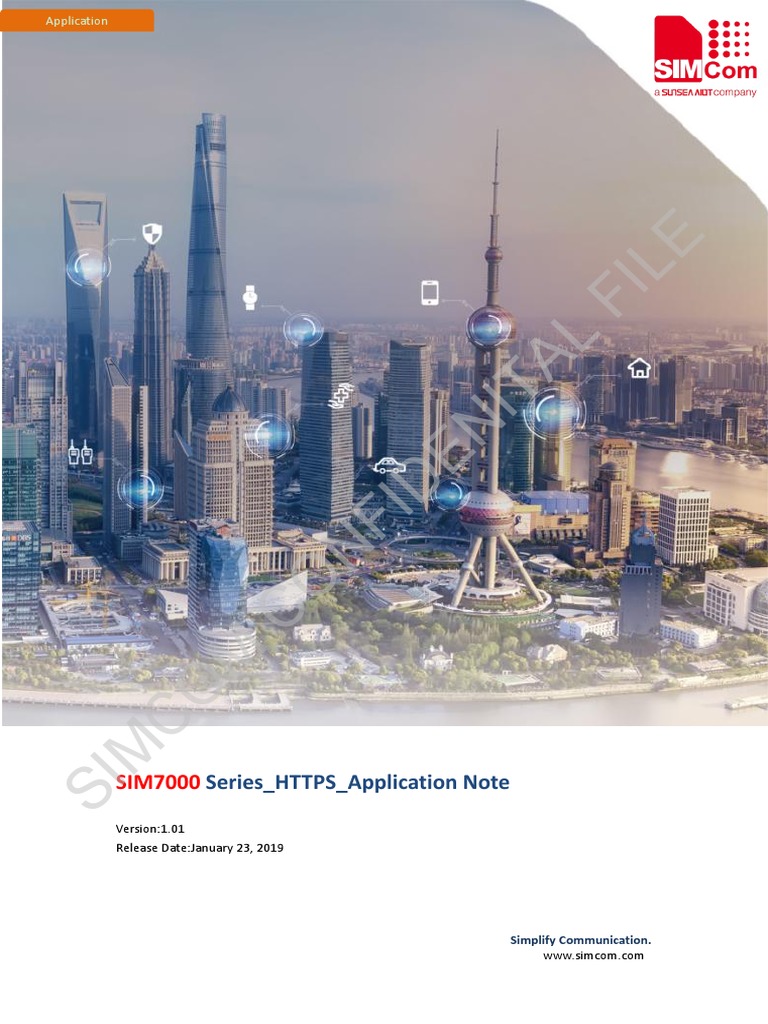 SIM7000 Series HTTPS Application Note V1.01 | PDF | Hypertext Transfer ...