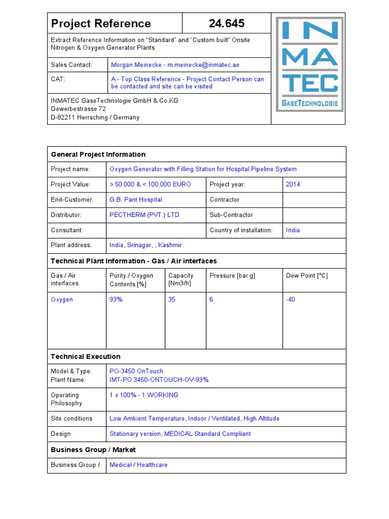 Form Publisher Template 24.645 PDF Oxygen Chemical Industry