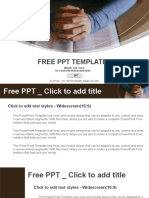 Hands of Are Folded in Prayer Over The Book PowerPoint Templates Widescreen