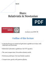 Física Del Cosmos: Stars: Relativistic & Newtonian