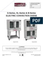 G-Series, SL-Series & B-Series Electric Convection Ovens: Owner's Manual