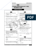 Complex Analysis Paper II Segment Wise Questions From 1983 To 2017 - by - WWW - Ims4maths - Com IAS PDF