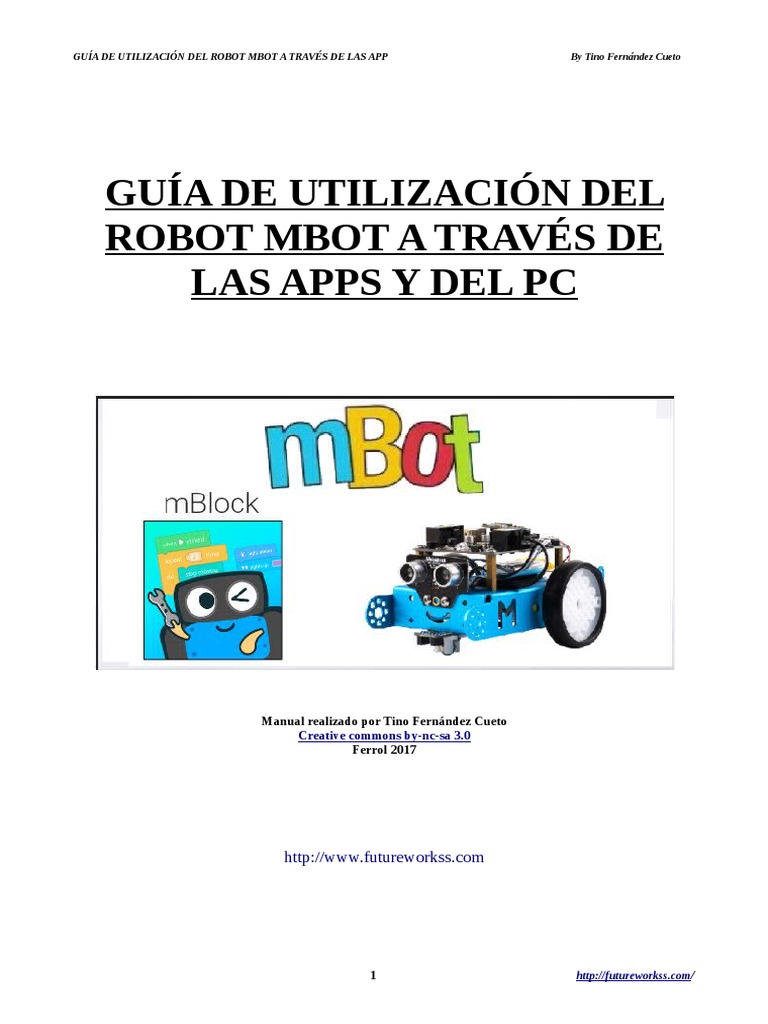 Guia de Utilizacion Del Robot Mbot A Traves de Las Apps PDF | PDF ...