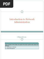 Lecture 12 - Introduction To Network Administration