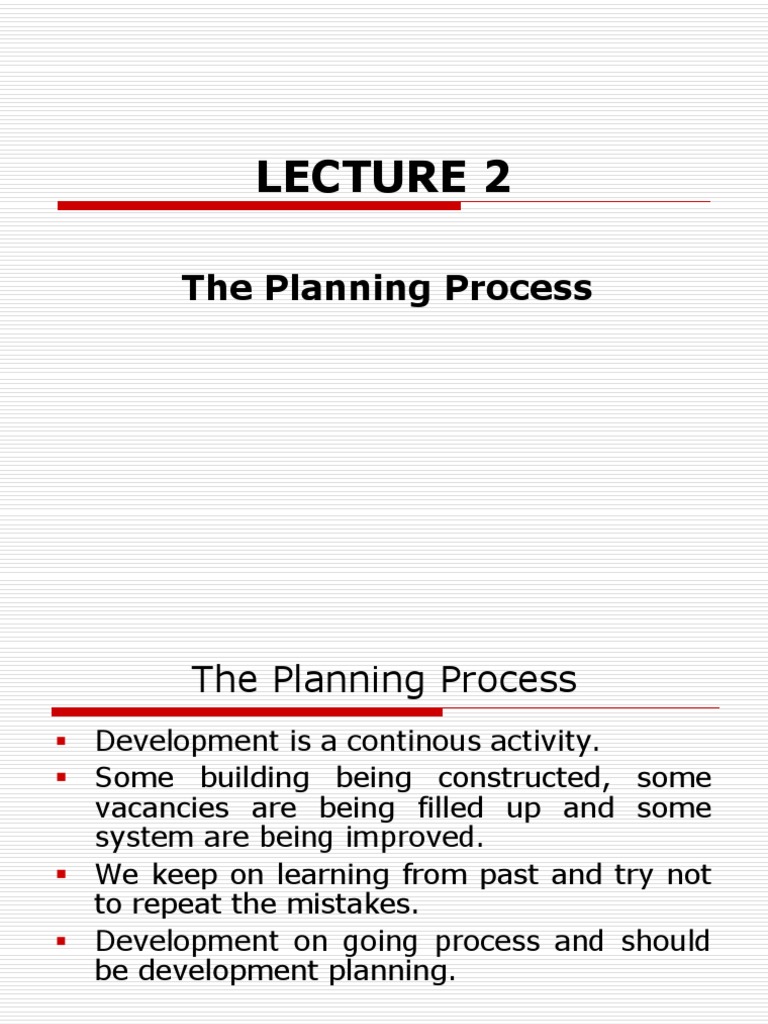 Development Planning Process Overview | PDF | Planning | Poverty Reduction