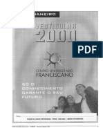 Vestibular 1 - 2000 - Prova 1 - 11 de Janeiro