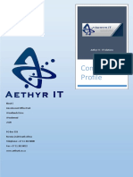 Aethyr IT Company Profile Overview 14.07.2015 PDF