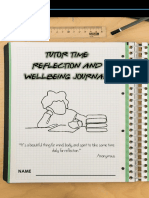 Tutor Time Reflection and Wellbeing Journal