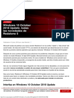 Windows 10 October 2018 Update, Todas Las Novedades de Redstone 5 PDF
