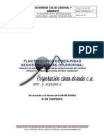 (Pla-Ssa-002) Plan Especifico de Seguridad Industrial