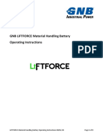 Exide GNB Liftforce Operating Instructions