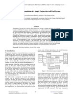 Modeling and Simulation of A Single Engine Aircraft Fuel System