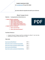 (Week 7) Lecture 13 & 14: Compiler Construction (CS-636)