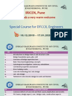 IRICEN Pune Special Course for DFCCIL Engineers