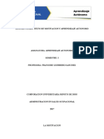 Taller DE MOTIVACION Y APRENDIZAJE AUTONOMO