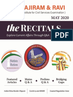 The Recitals May 2020 Vajiram