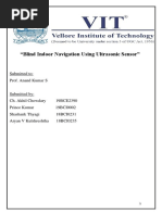 "Blind Indoor Navigation Using Ultrasonic Sensor": Submitted To: Prof. Anand Kumar S