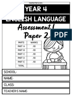 Assessment 1 Paper 2: English Language Year 4