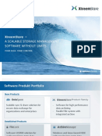 Xtreemstore - : A Scalable Storage Management Software Without Limits