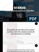 10 IDEAS Primer Puente Móvil de Colombia