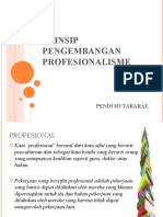 Prinsip Pengembangan Profesionalisme