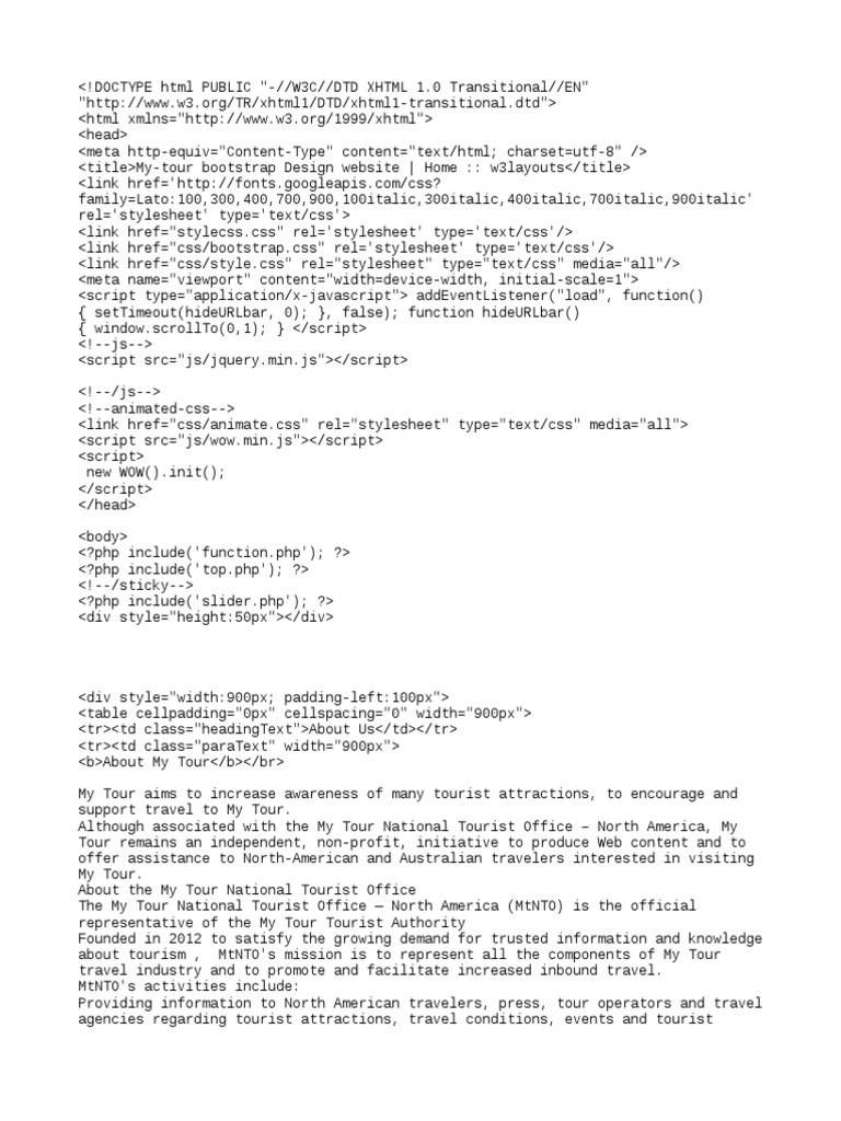 Travel Website Code3 | PDF | Tourism | Transport