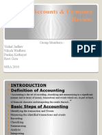 Final Accounts & Company Review