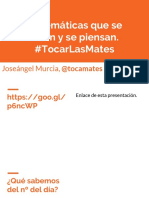 #Tocar Las Mates