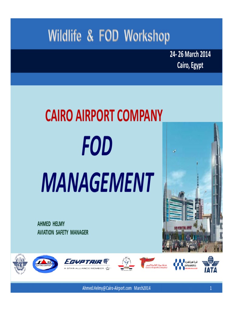 FOD Management at Cairo Airport | PDF | Foreign Object Damage | Airport