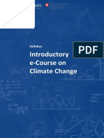 Introductory E-Course On Climate Change - Syllabus