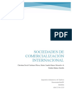 Sociedades de Comercialización Internacional